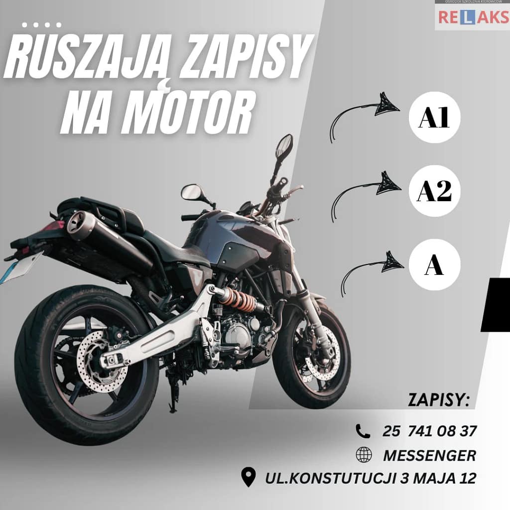 prawo jazdy na motocykl