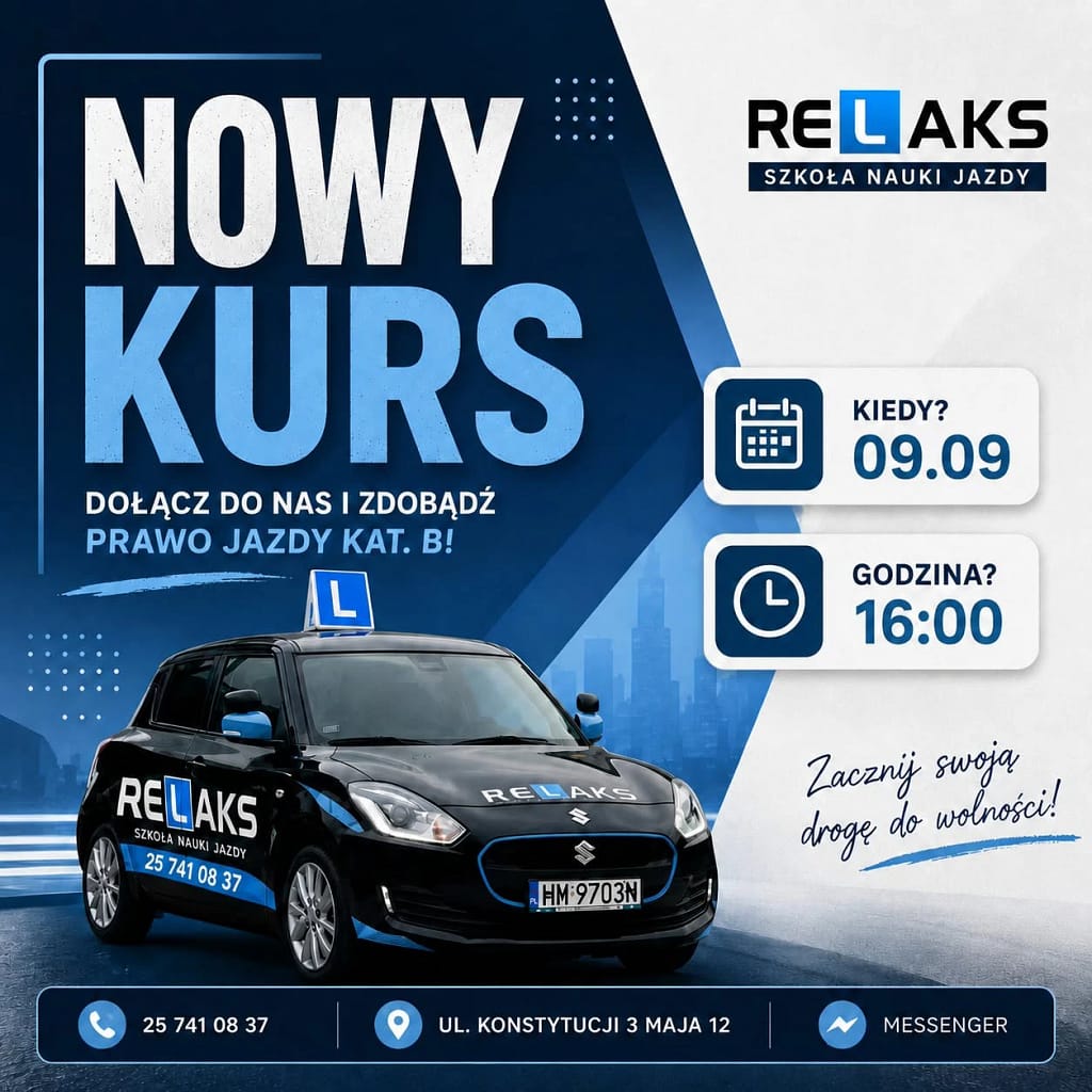 prawo jazdy kategoria b nowy kurs