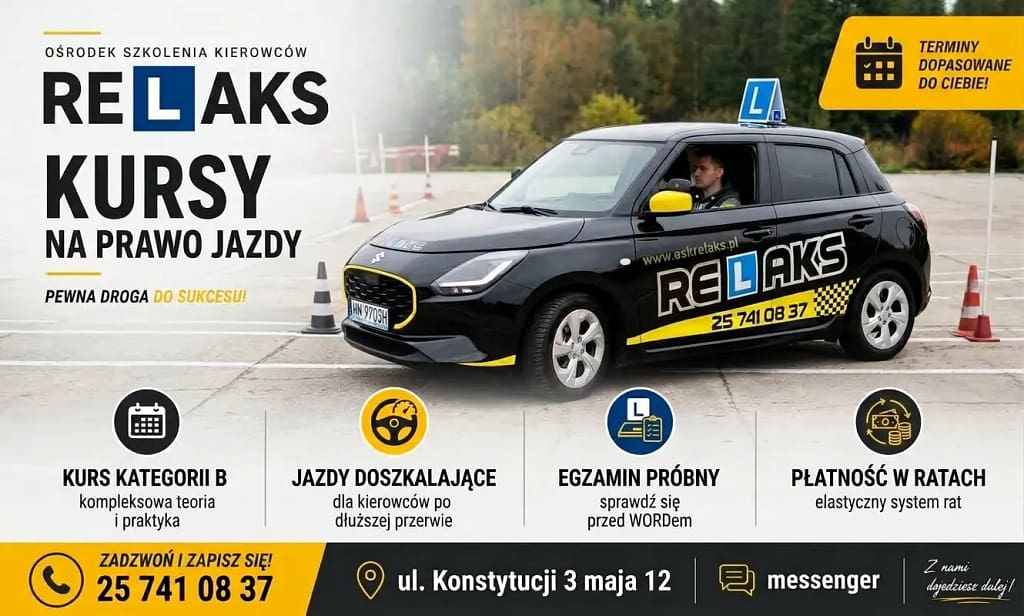 Zapisz się na kurs prawa jazdy